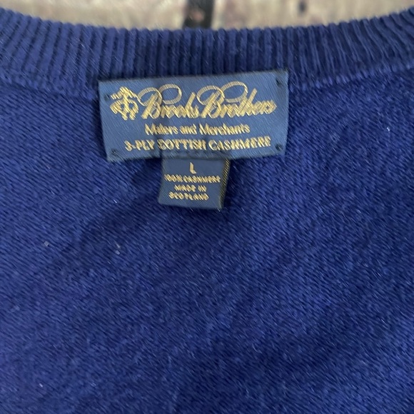 Brooks Brothers cashmere vest men’s large - Picture 5 of 6